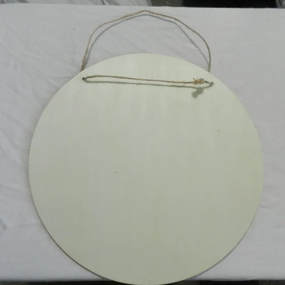 Set of 3 handmade signs painted balsa wood with rope hanger for parties/events